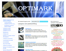 Tablet Screenshot of optimark.de